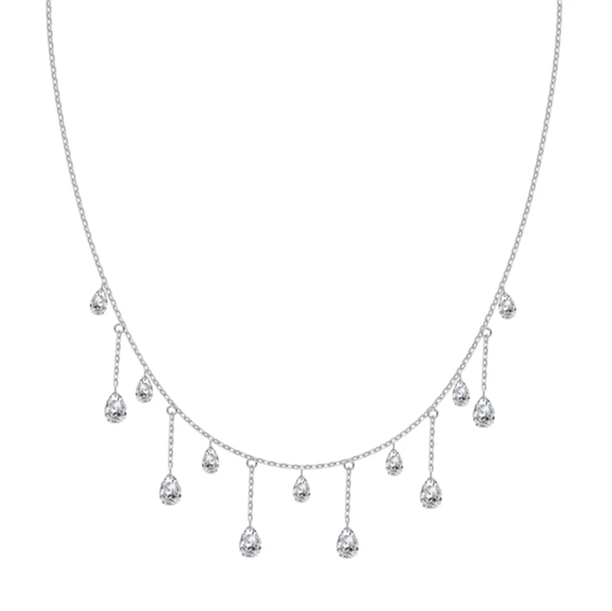 Halskette CikOrefice Gioielli Dame in Silber Cubic Zirconia NSILR40 - NSILR40